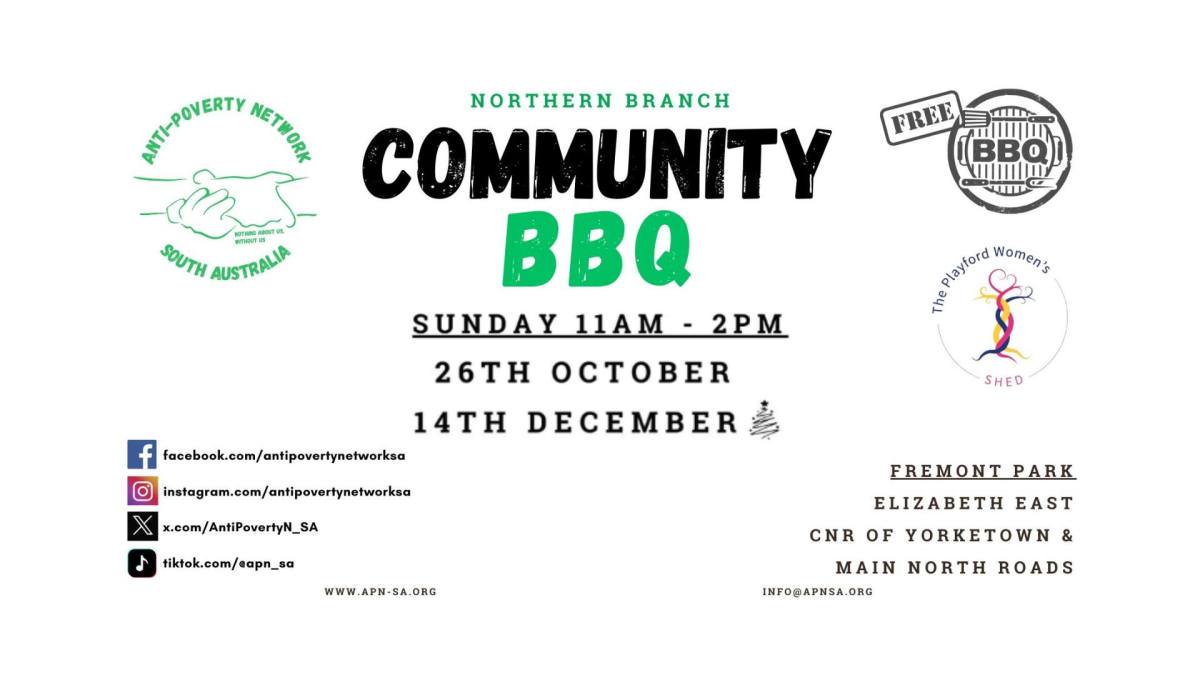 Northern Suburbs Christmas Community BBQ